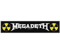 Megadeth Megadeth Logo Unisexe Patch noir/blanc/jaune 100% Polyester