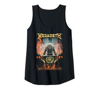 Megadeth - Nouvel Ordre Mondial Débardeur, Femme, Noir, S