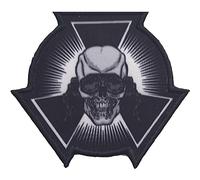 Megadeth - Patch à repasser SKULL START (Taille unique) (Noir/Blanc)