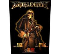 Megadeth - Patch "The Sick, The Dying And The Dead" RO8847 (Taille unique) (Noir/Or)