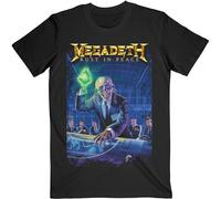 Megadeth T Shirt Rust in Peace 30Th Anniversary Band Logo Nouveau Officiel Noir Size L