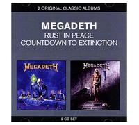 Megadeth - Rust In Peace / Countdown To Extinction - CD - D99z