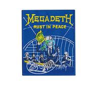Megadeth Rust In Peace Hq Écusson Patch en fer brodé sur accessoire