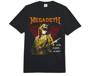 Megadeth - So Far, So Good, So What, Triangle Comfort Colors Adult Heavyweight T-Shirt