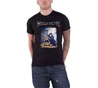 Megadeth T Shirt Countdown Hourglass Band Logo Nouveau Officiel Homme Noir