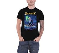 Megadeth T Shirt Rust in Peace 30Th Anniversary Band Logo Nouveau Officiel Noir Size L