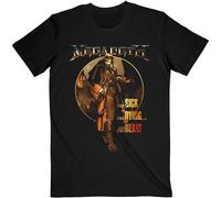 Megadeth - "The Sick, The Dying And The Dead" T-shirt pour homme/femme unie RO4296 (XL) (Noir)