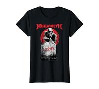 Megadeth - Tombstone Vic T-Shirt, Femme, Noir, M