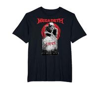 Megadeth - Tombstone Vic T-Shirt, Homme Grandes Tailles, Noir, 4X Tall
