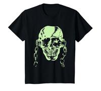 Megadeth Vic Glow Head T-Shirt, Enfant, Noir, 10 Ans