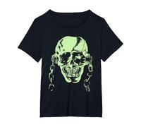 Megadeth Vic Glow Head T-Shirt, Femme Grandes Tailles, Noir, 3X
