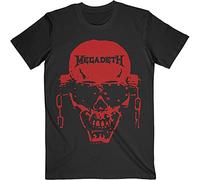 Megadeth 'Vic Hi-Contrast Red' T-shirt Noir - Noir - Small