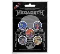 Megadeth Vic Rattlehead Button Badge 5 Pack