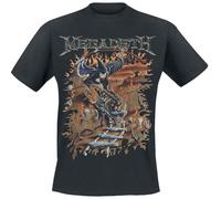 Megadeth Youthanasia 1995 - Reaper Train Homme T-Shirt Manches Courtes Noir XXL