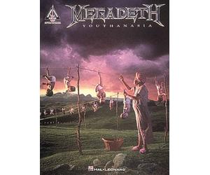 Megadeth: Youthanasia - Partition guitare avec tablatures Guitar Recorded Version | Recueil officiel de 12 titres de l’album metal | Livre pour guitaristes fans de Megadeth passionnés