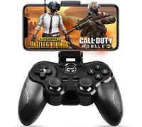 Megadream Manette de Jeu Mobile pour Android 6.0+, Sans Fil Manette pour PUBG & Fortnite, Key Mapping, Compatible avec Samsung, Xiaomi, Motorola, Google - Noir, Pas pour iOS