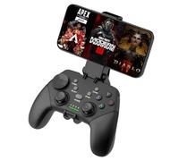 Megadream MFi Manette de jeu sans fil Bluetooth pour iPhone, manette de jeu mobile pour iOS/Android/PC, iPhone 14 13 Mini/Pro Max/12/11, pour Samsung Galaxy, Nokia, OPPO, Direct Play (Blcak)