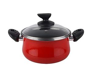 Megafesa Praga - Marmite avec Couvercle, diamètre 20 cm, Grenat