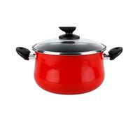 Megafesa Praga - Marmite avec Couvercle, diamètre 24 cm, Grenat