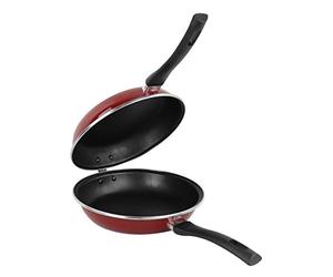 Megafesa Praga - Poêle à Omelette, true, diamètre 20 cm, Grenat