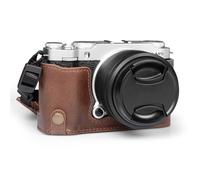 MegaGear Demi-étui en Cuir véritable Compatible avec Fujifilm X-M5