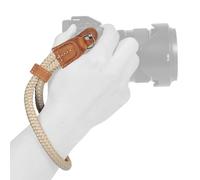 MegaGear Dragonne Appareil Photo Reflex Numérique Coton Universelle - Réglable, Confortable, Sécurisée - Grand - 100cm/39pouces Camel