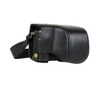 MegaGear Étui en Cuir pour Appareil Photo Panasonic Lumix DMC-GX85, DMC-GX80 (12-32 mm) Ever Ready MG1300