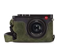 MegaGear Ever Ready Demi-étui en Cuir véritable Compatible avec Leica Q2