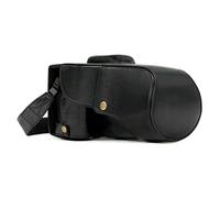 MegaGear Ever Ready Étui de Protection en Cuir pour Appareil Photo Canon EOS T6s/Canon EOS T6i avec Appareil Photo Reflex numérique 18-135 (750D, 760D) (Noir)