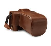 MegaGear Ever Ready Étui en Cuir véritable Compatible avec Fujifilm X-T4 (XF16-80 mm)