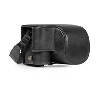 MegaGear Ever Ready Étui pour Appareil Photo en Cuir véritable Compatible avec Nikon Z30 (Noir)