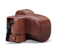 MegaGear Ever Ready MG1943 Étui en Cuir véritable pour Appareil Photo Nikon Z5 Marron