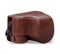 MegaGear Ever Ready MG1953 Étui en Cuir véritable pour Appareil Photo Sony Alpha 7C Marron