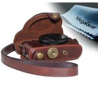 MegaGear ``Ever Ready`` tui de protection en cuir-Marron foncé-pour appareil photo Sony DSC-RX100M II Cyber-shot Appareil photo numérique RX100 II, Sony Cyber-shot DSC-RX100 III Appareil photo numériq