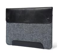 MegaGear Housse MacBook en Cuir Véritable et Polaire pour MacBook Pro et MacBook Air - 16 Pouces - 15 Pouces - 15,5 Pouces (M4, M3, M2, M2, M1, Pro & Max) Modèles 2020 à 2024