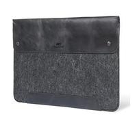 MegaGear Housse MacBook en Cuir Véritable et Polaire pour MacBook Pro et MacBook Air - 16 Pouces - 15 Pouces - 15,5 Pouces (M4, M3, M2, M2, M1, Pro & Max) Modèles 2020 à 2024