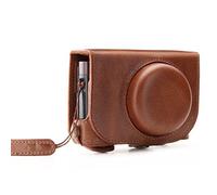 MegaGear MG1287 Etui de Protection avec Bandoulière pour Leica C Type 112 Marron