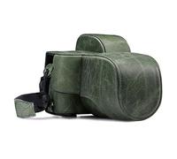 MegaGear MG1341 Etui de Protection avec Bandoulière pour Fujifilm X-E3 (23mm/18-55mm) Vert