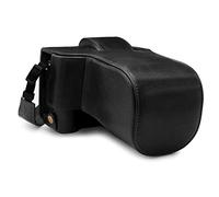 MegaGear MG1921 Ever Ready Étui en Cuir véritable pour Appareil Photo Fujifilm X-T4 (XF16-80 mm) Noir
