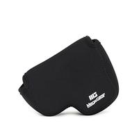 MegaGear MG724 Étui avec Mousqueton en Néoprène pour Appareil Photo Nikon Coolpix B500 Noir