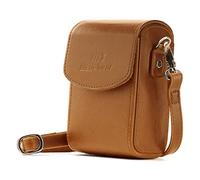 MegaGear MG768 Etui de Protection avec Bandoulière en Cuir pour Appareil Photo Canon PowerShot G7 X Mark II/G7 X Marron Clair