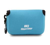 MegaGear Sac de boîtier de caméra en néoprène Ultra Light avec Carabiner pour Canon PowerShot SX720 HS, SX610 HS, SX600 HS - Bleu