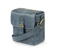 MegaGear Torres Mini Sac de Messager de caméra en Cuir Authentique pour caméras sans Miroir, instantanée et Reflex numérique - Bleu