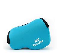 MegaGear ''Ultra Light'' néoprène Housse Sac pour Sony NEX-6, Sony NEX-7, Sony NEX-F3 avec objectif 16-50mm (Bleu)