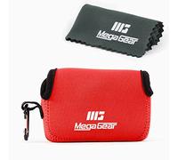 MegaGear ''Ultra Light'' Neoprene Sac Photo Housse Étui Sacoche pour Samsung WB350F (Rouge)