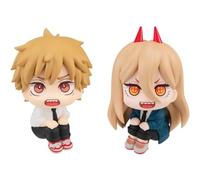 Megahouse Chainsaw Man statuettes PVC Look Up Denji & Power Limited Ver. 11 cm