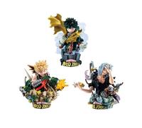 Megahouse My Hero Academia Petitrama EX Series pack 3 trading figures Type-Decision 9 cm