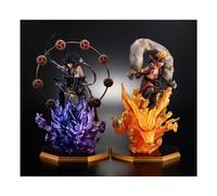 Megahouse Priceus Gem Series Uzumaki Dieu Du Vent Et Sasuke Uchiha Dieu Du Tonnerre Pvc 28 Cm Naruto Statue