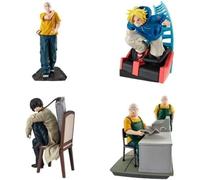 MegaHouse Puchirama Séries Sakamoto Jours Découpé Scènes 4Pack Boîte Figurine