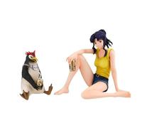 Megahouse Rebuild of Evangelion Statuette Gals Misato Katsuragi & Pen Pen Vol. 2 11 cm
